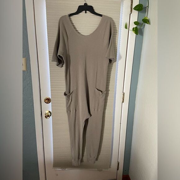 Tkees Waffle Jumpsuit Steel Gray size 2 - Picture 5 of 6